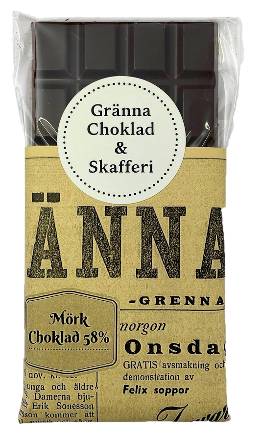 Chokladkaka - Mörk choklad 58%