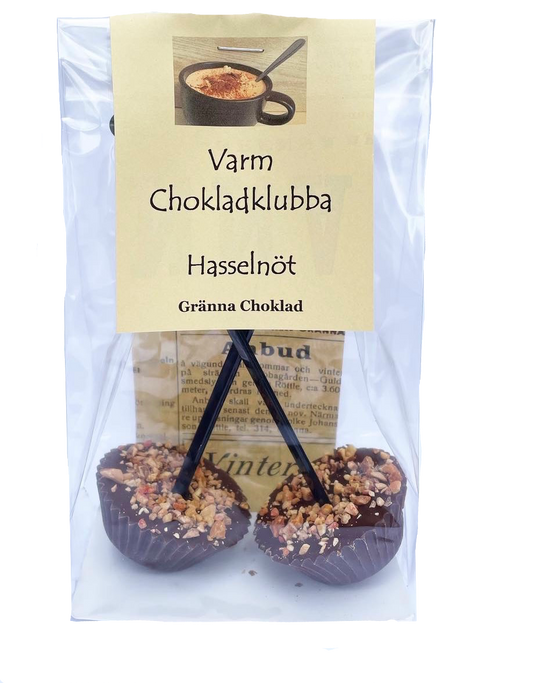 Chokladmjölksklubbor - Hasselnöt